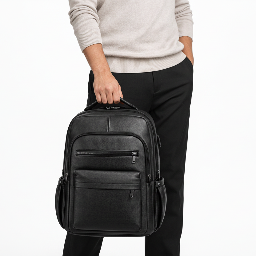 Sac À Dos En Cuire Homme