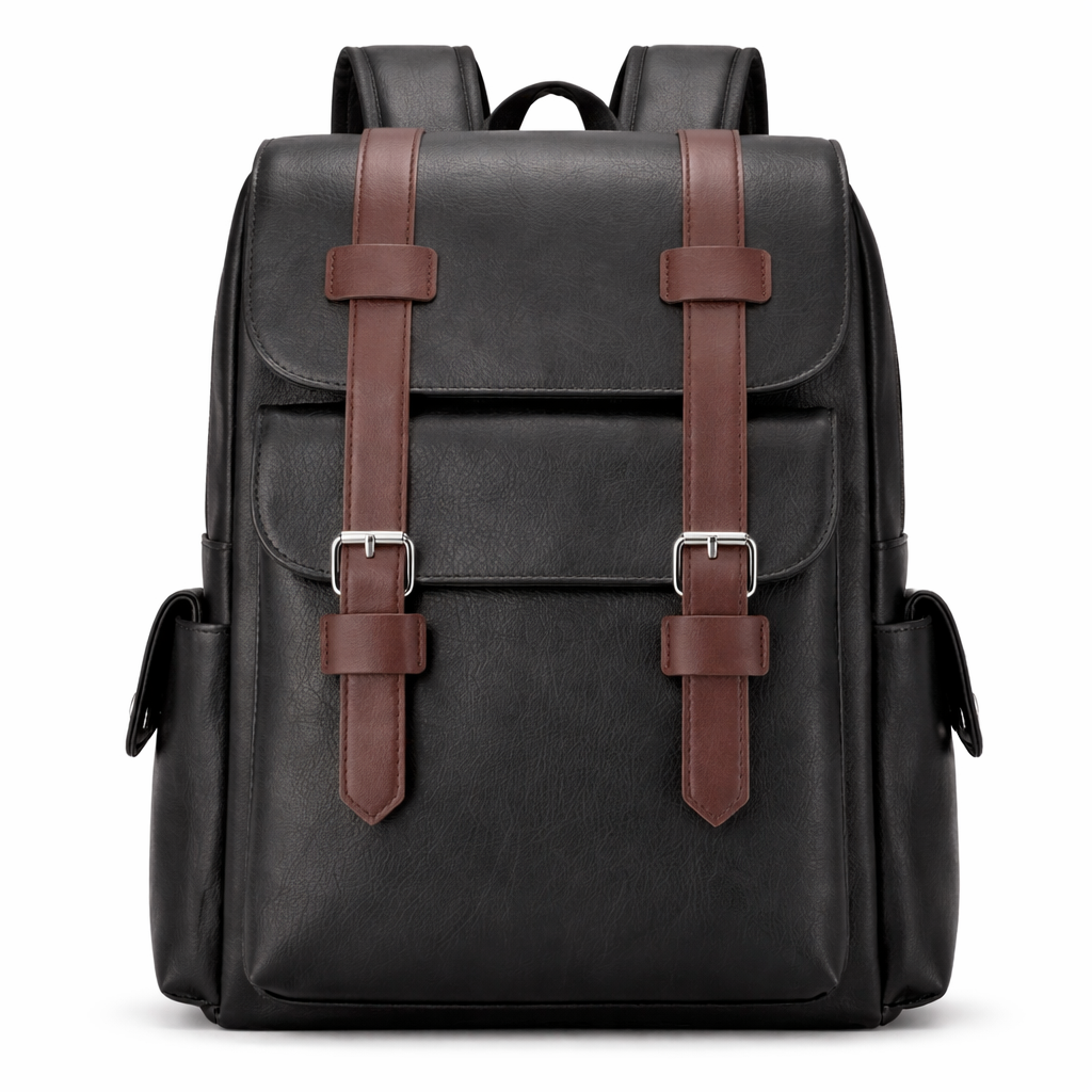 Sac À Dos En Cuir Noir