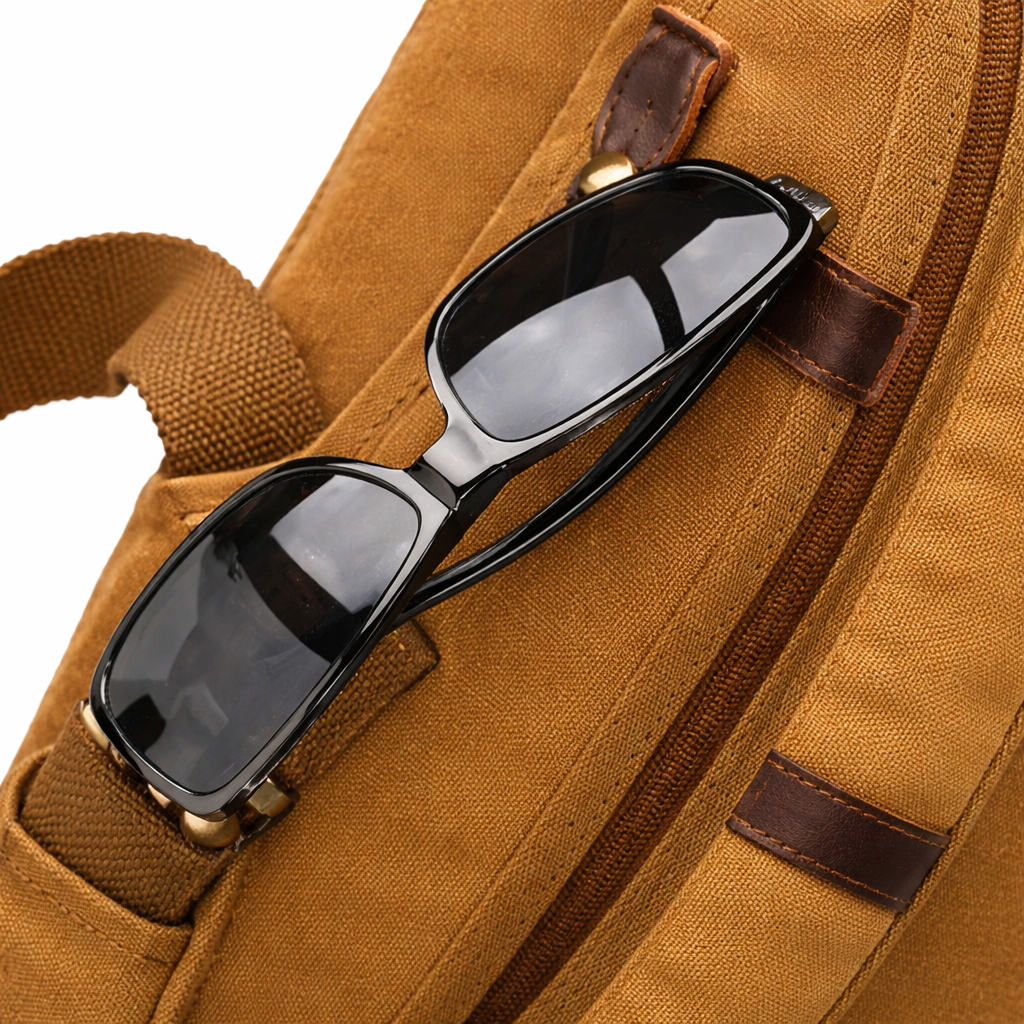 Grand Sac À Dos En Cuir