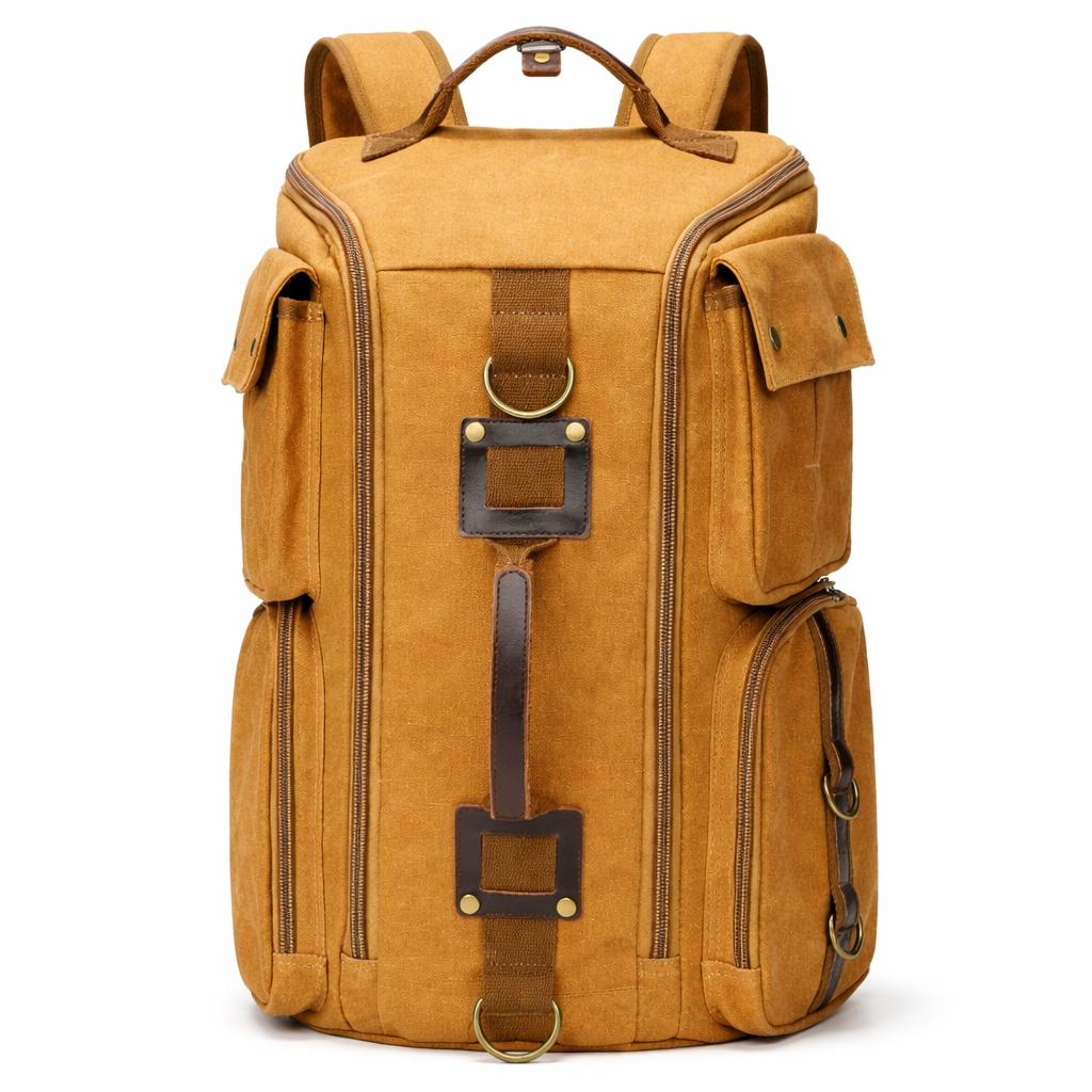 Grand Sac À Dos En Cuir