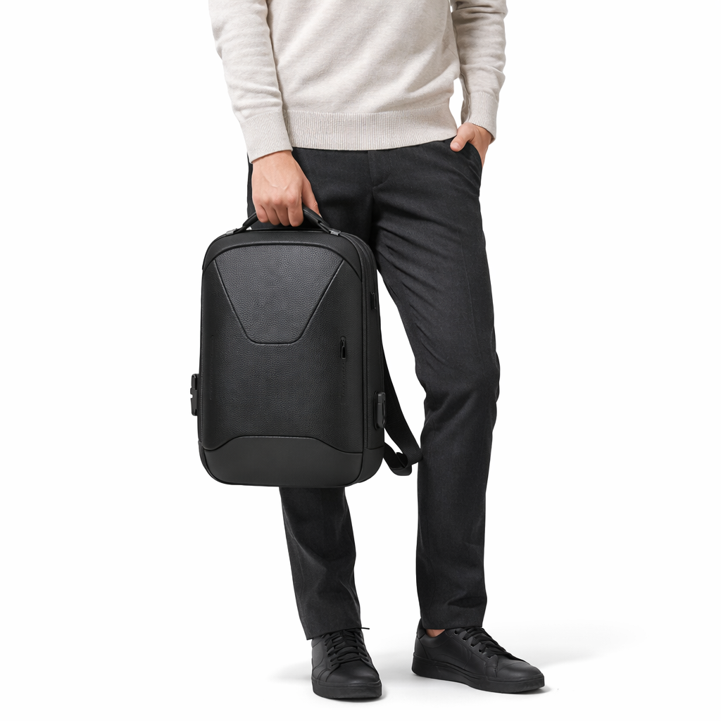 Sac À Dos Antivol Cuir