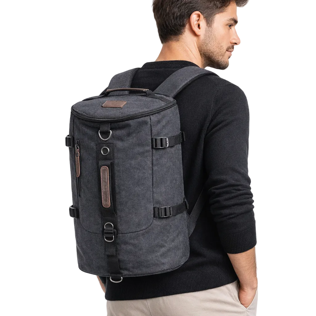 Sac À Dos Vintage En Toile