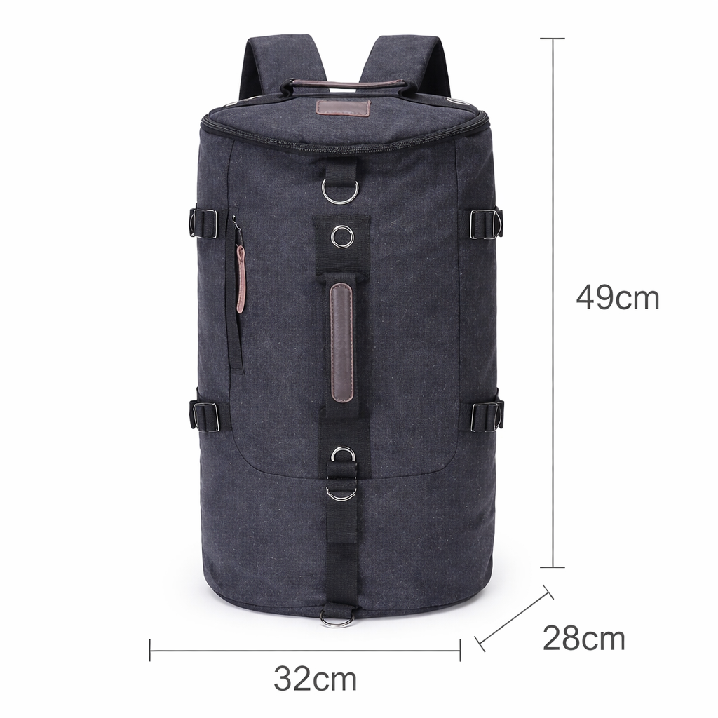 Sac À Dos Vintage En Toile