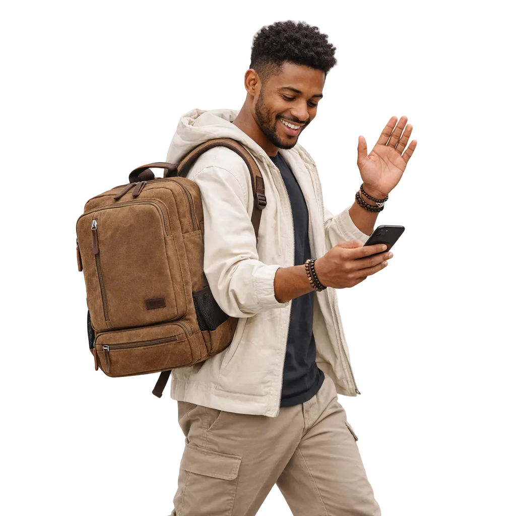 Sac À Dos En Toile Homme