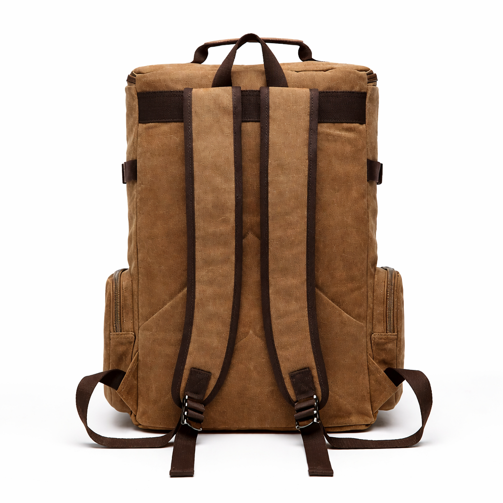 Ancien Sac À dos En Toile