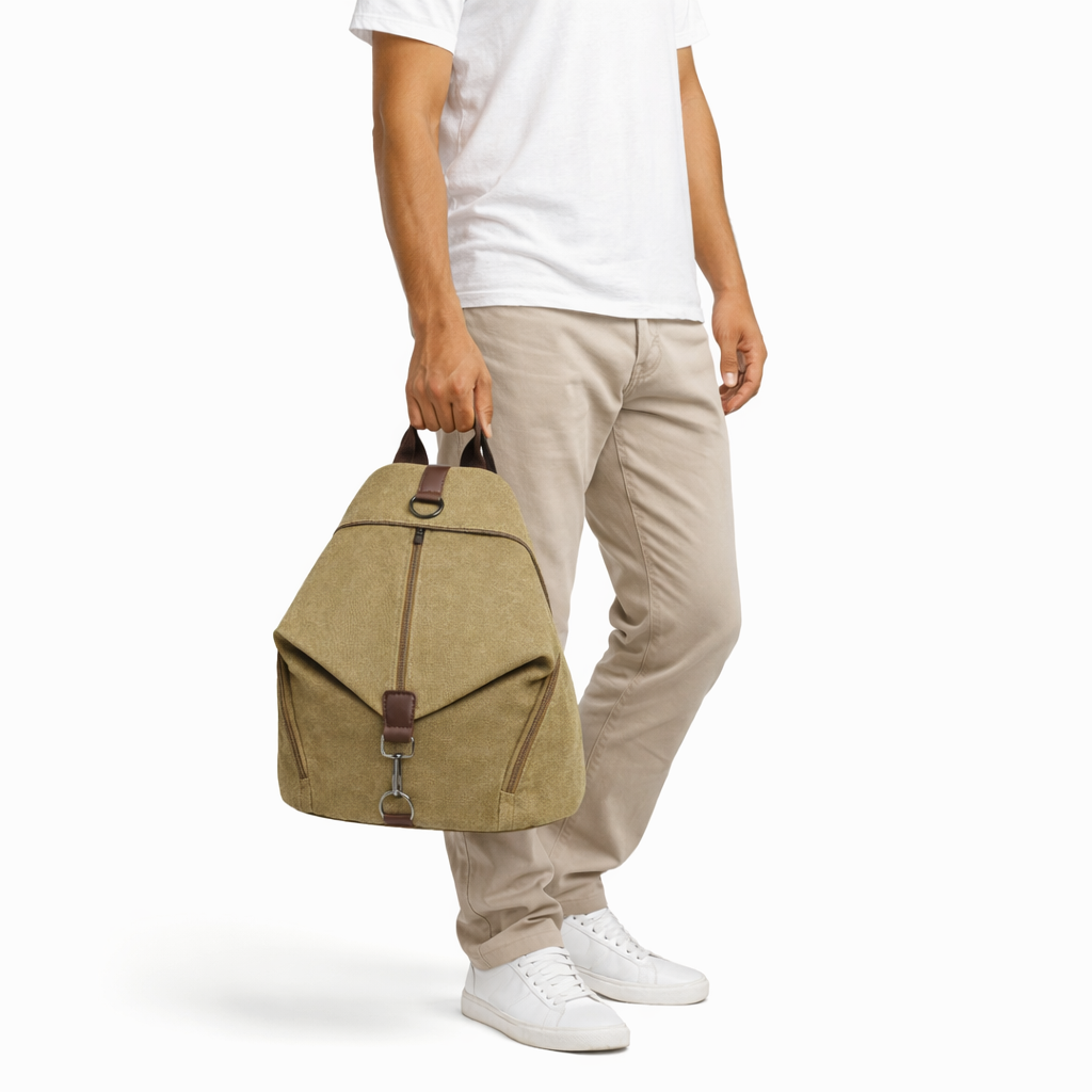 Sac À Dos En Toile Femme