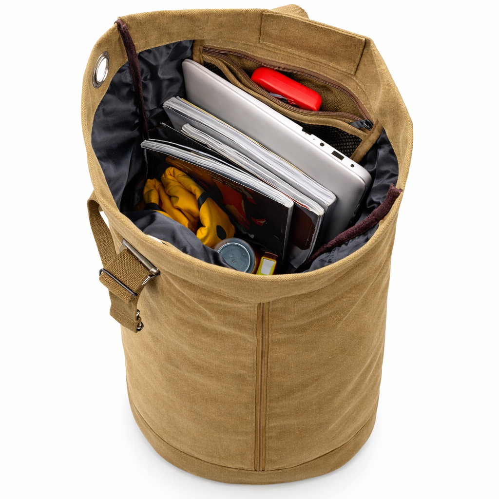 Grand Sac À Dos En Toile Homme