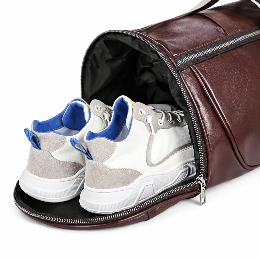 Sac De Sport PU Homme Vintage