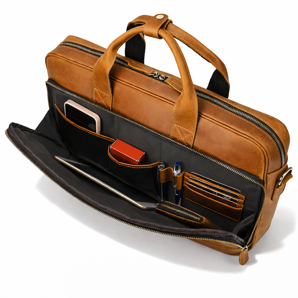 Sacoche Ordi Cuir Homme