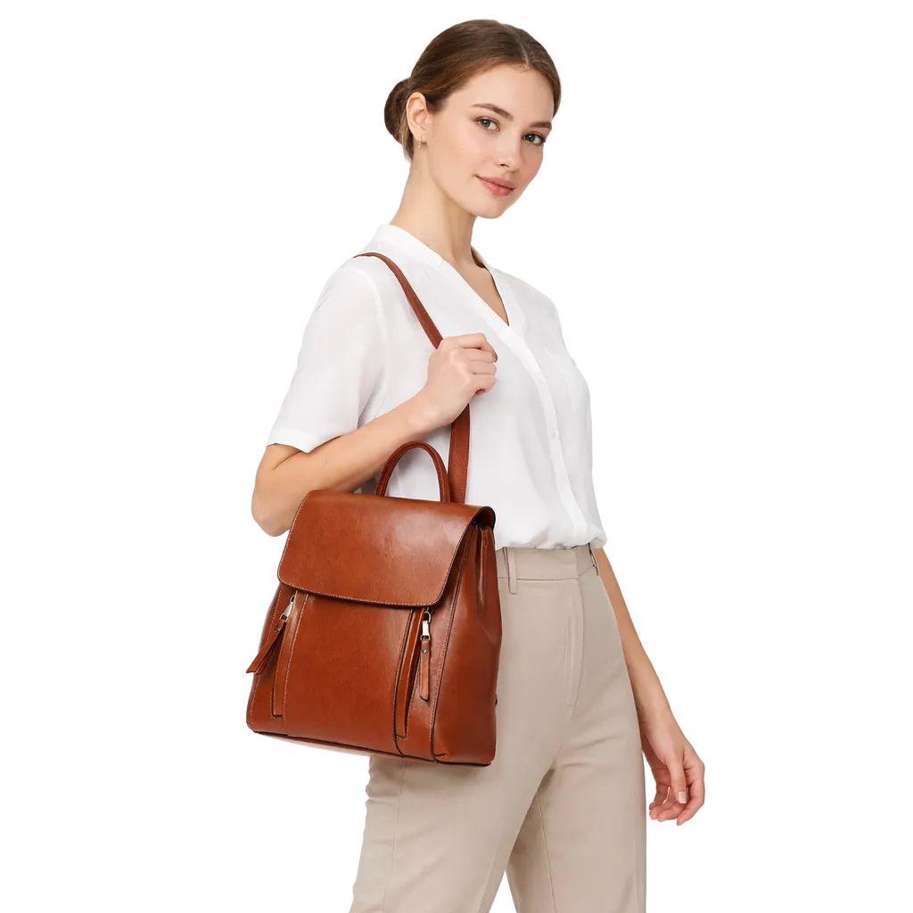 Sac À Dos En Cuir Femme