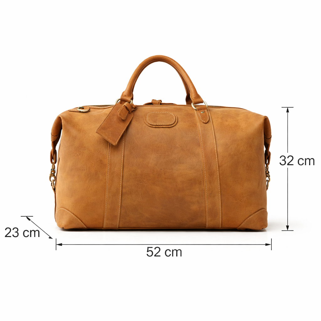 Grand Sac De Voyage En Cuir