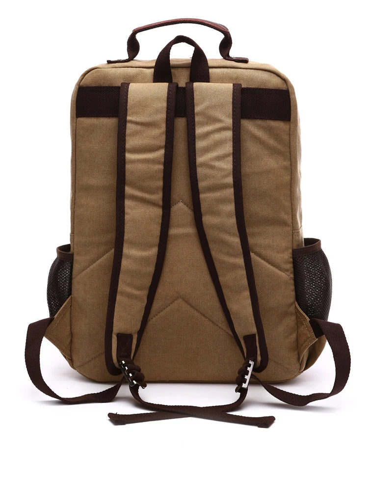 Sac À Dos En Toile Vintage