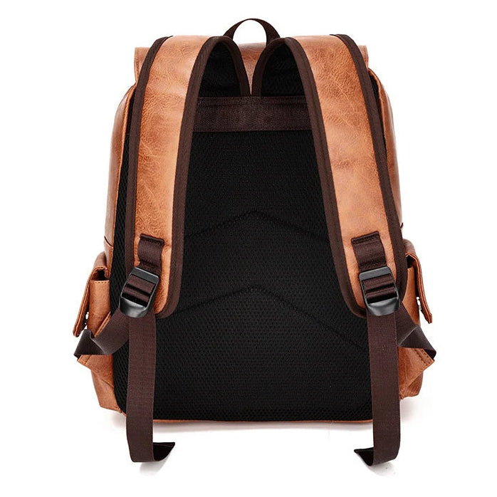 Sac À Dos En Cuir Marron