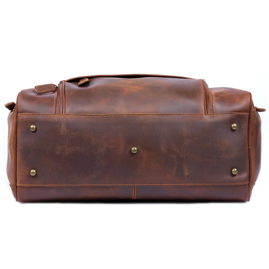 Sac De Voyage En Cuir Vintage Homme