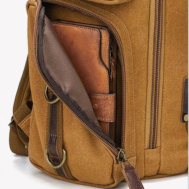 Grand Sac À Dos En Cuir