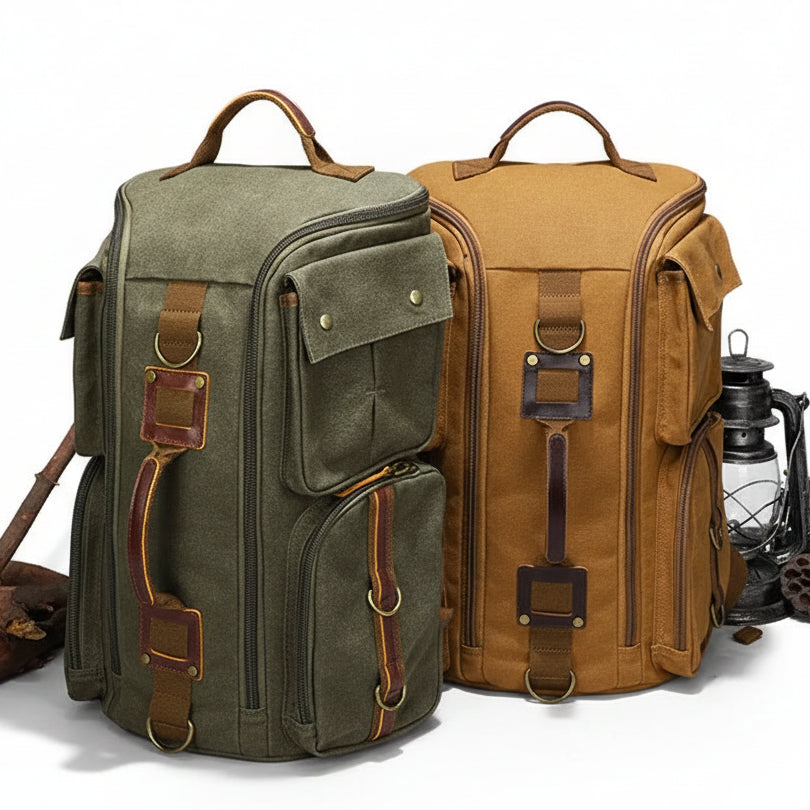 Grand Sac À Dos En Cuir