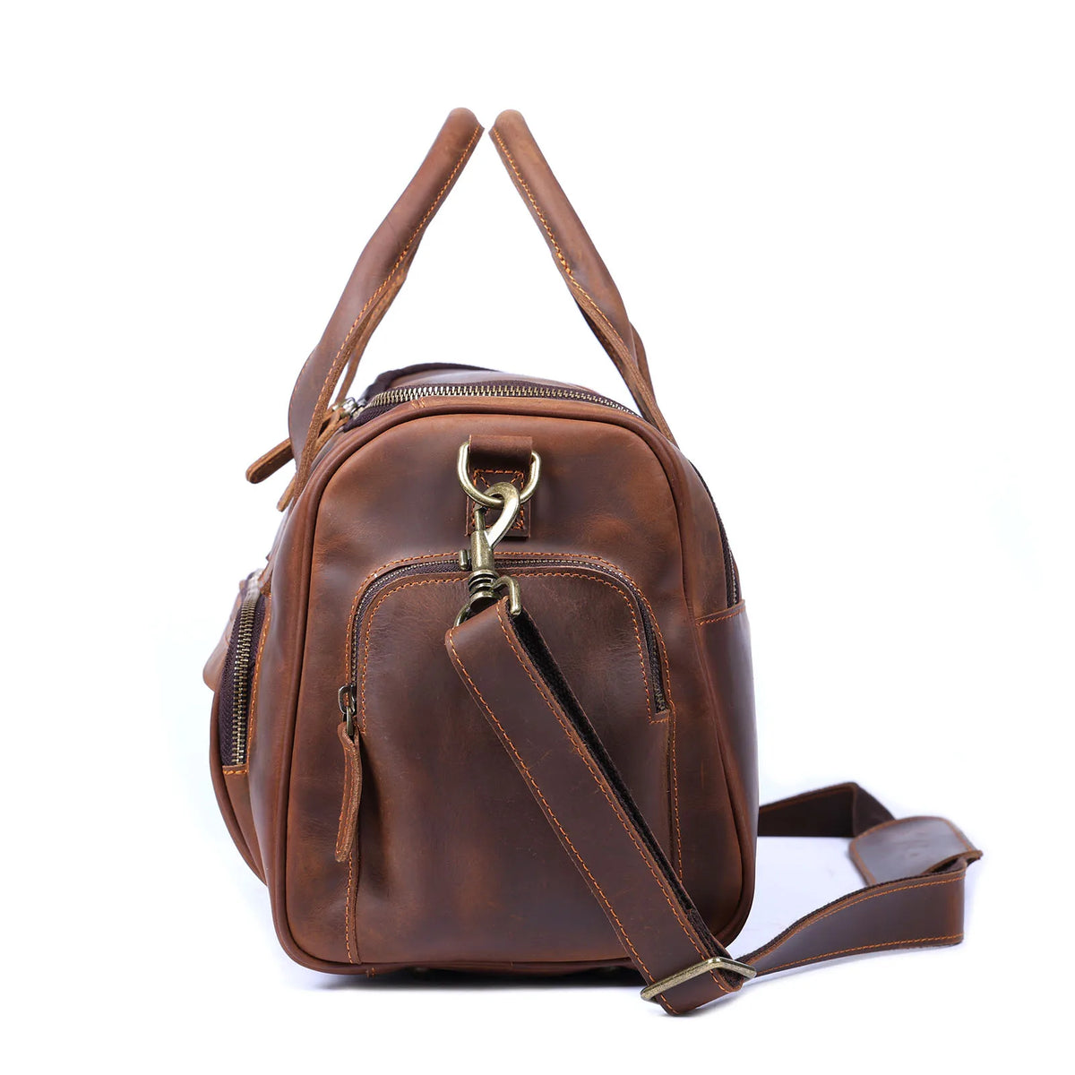 Sac De Voyage En Cuir Vintage Homme