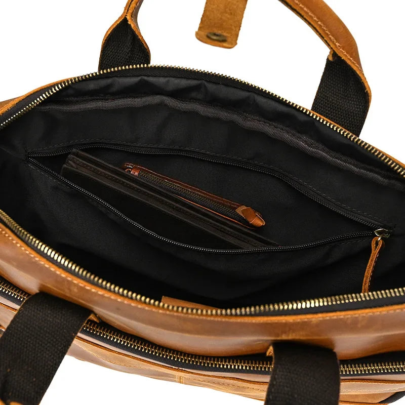 Sacoche Ordi Cuir Homme