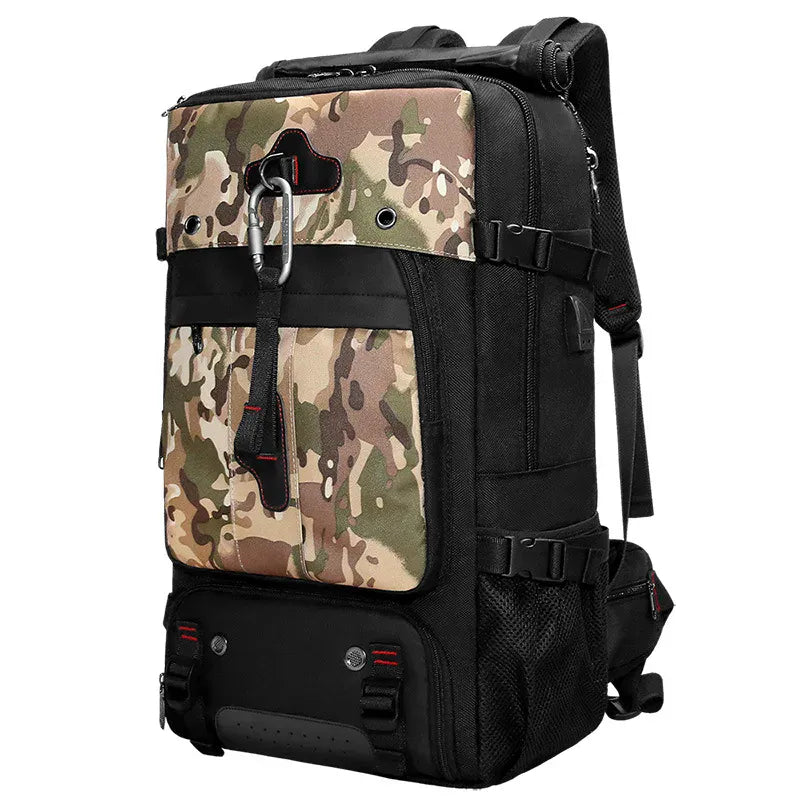 Ma Bagagerie Grand Sac Beige camouflage Grand Sac à Dos de Voyage