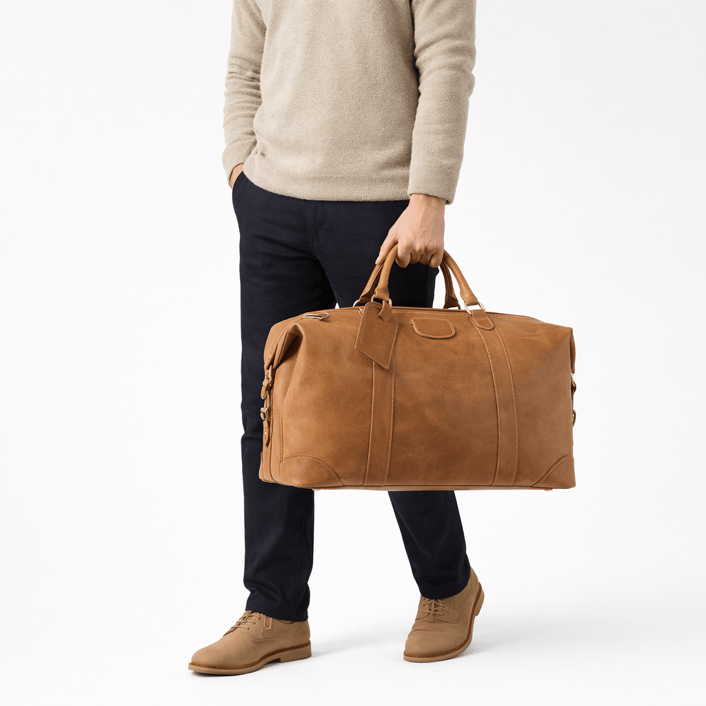 Ma Bagagerie Grand Sac Grand Sac De Voyage En Cuir Image
