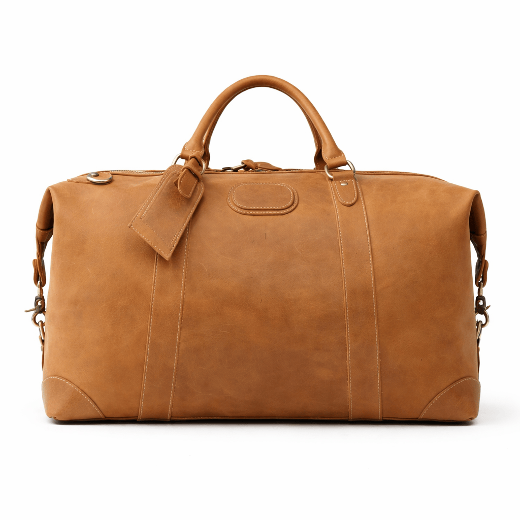 Ma Bagagerie Grand Sac Marron clair Grand Sac De Voyage En Cuir
