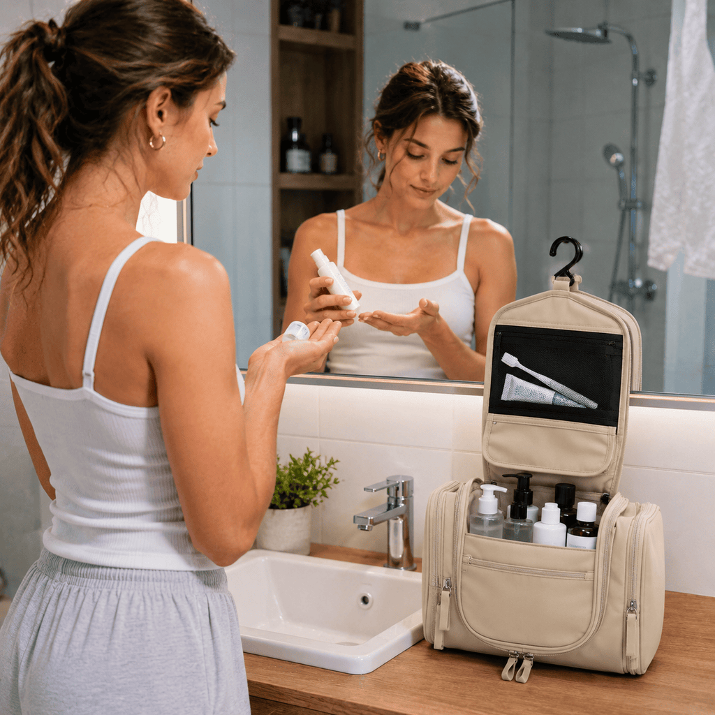 Grande Trousse De Toilette à Suspendre
