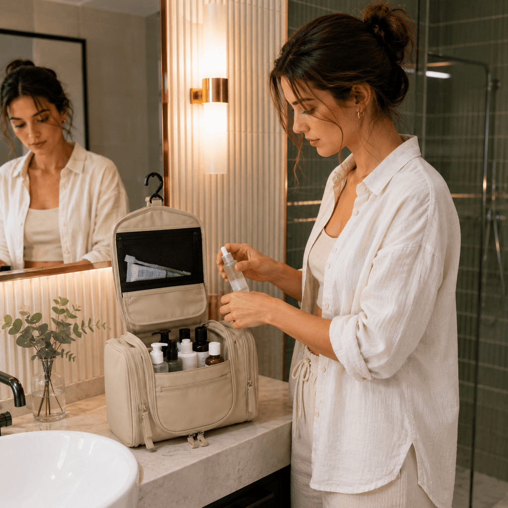 Grande Trousse De Toilette à Suspendre