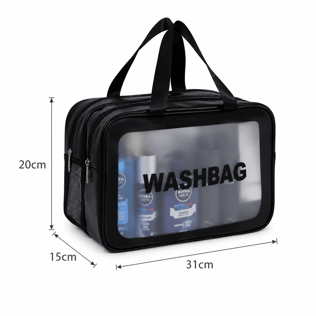 Grande Trousse De Toilette Transparente De Voyage