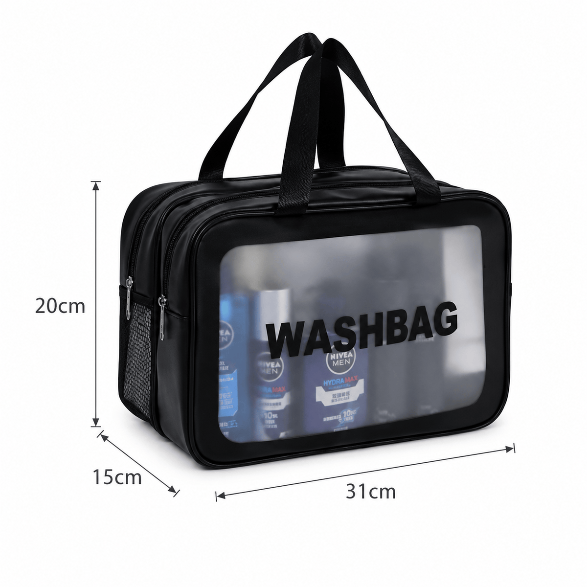 Grande Trousse De Toilette Transparente De Voyage