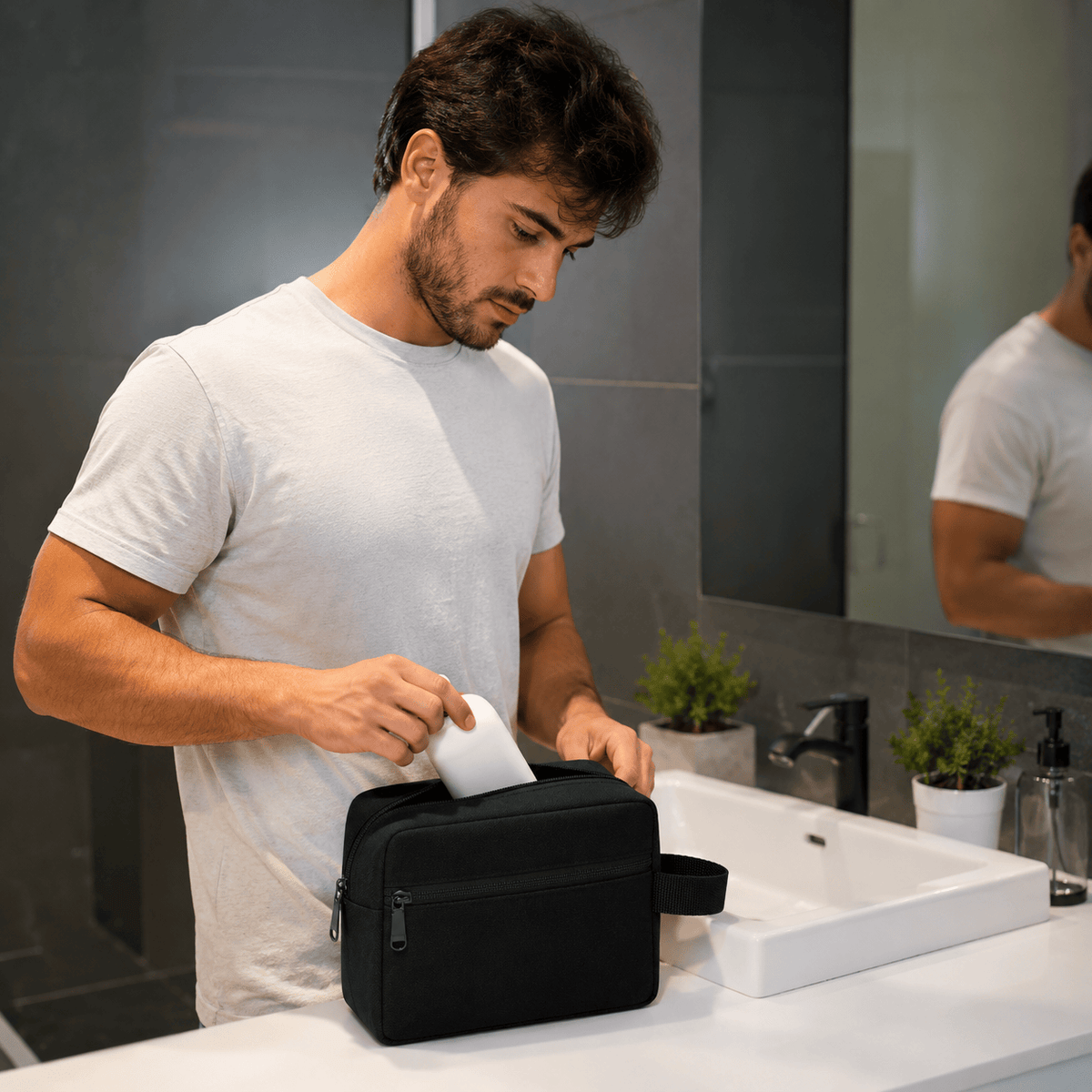 Trousse De Toilette En Tissu