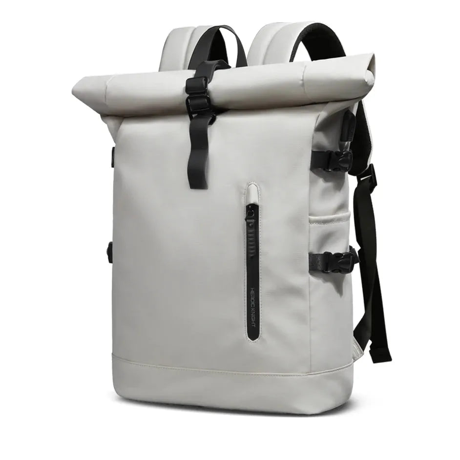 Ma Bagagerie Sac À Dos Blanc Sac À Dos Roll Top Imperméable