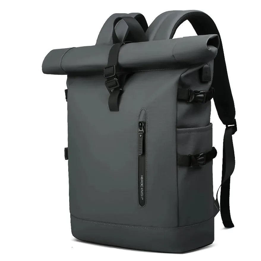Ma Bagagerie Sac À Dos Gris foncé Sac À Dos Roll Top Imperméable