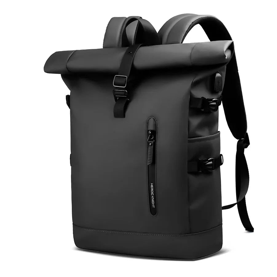 Ma Bagagerie Sac À Dos Noir Sac À Dos Roll Top Imperméable