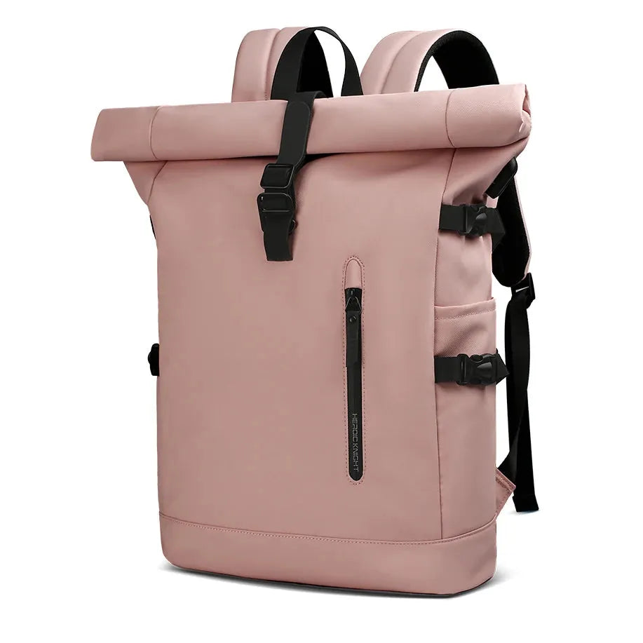 Ma Bagagerie Sac À Dos Rose clair Sac À Dos Roll Top Imperméable