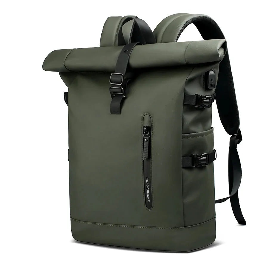 Ma Bagagerie Sac À Dos Vert foncé Sac À Dos Roll Top Imperméable