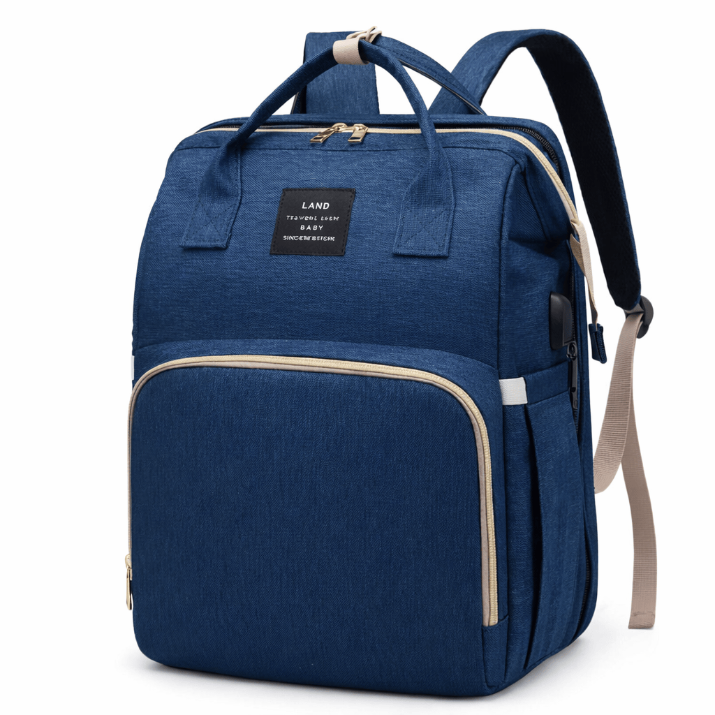 Ma Bagagerie Sac À Langer Bleu marine Sac À Dos À Langer Avec Lit
