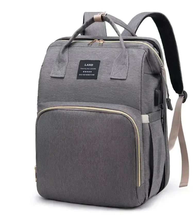 Ma Bagagerie Sac À Langer Gris Sac À Dos À Langer Avec Lit