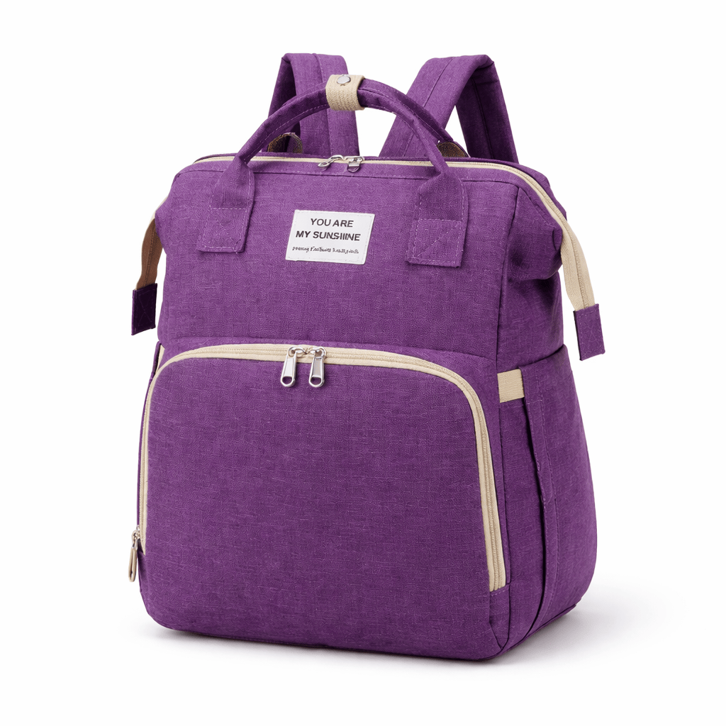 Ma Bagagerie Sac À Langer Violet Sac À Dos À Langer Avec Lit