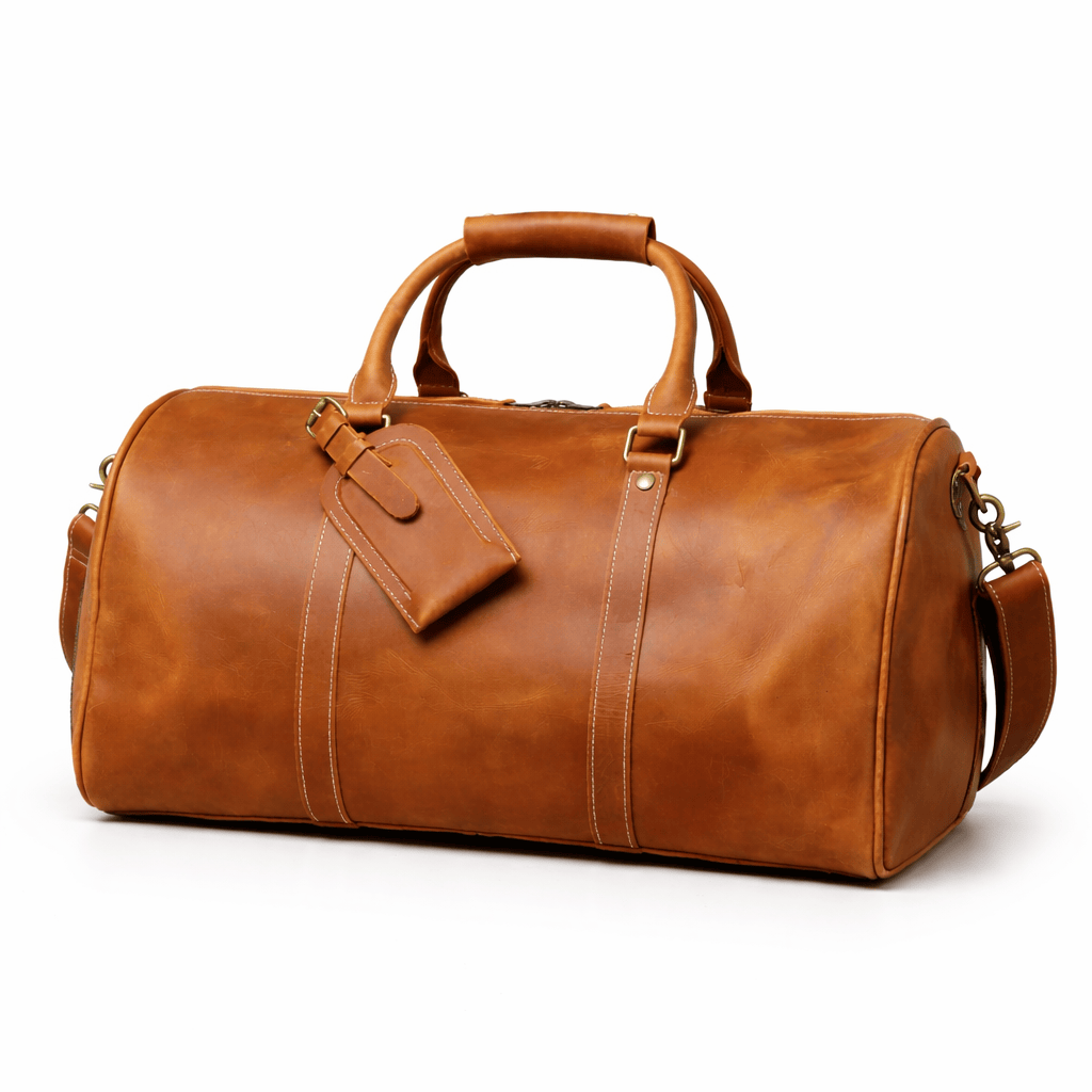 Ma Bagagerie Sac À Main Marron clair Sac À Main En Bandoulière En Cuir
