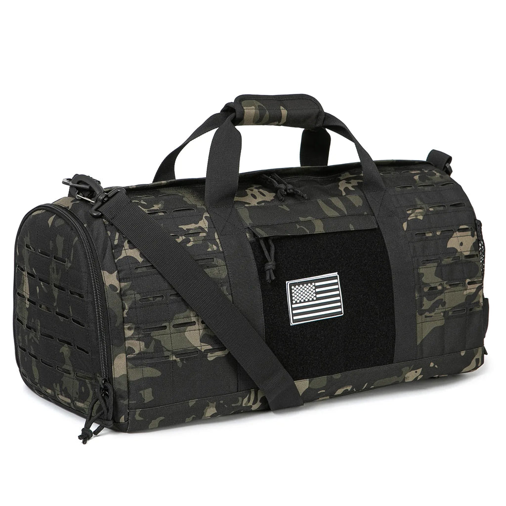Ma Bagagerie Sac À Main Noir camouflage Sac À Main Militaire