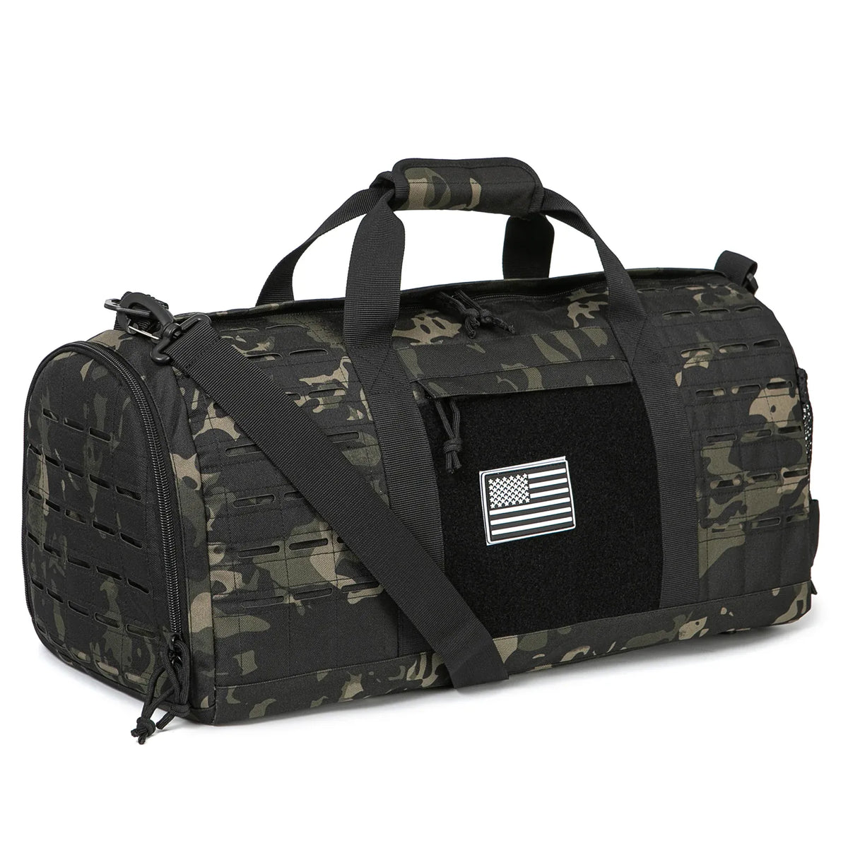 Ma Bagagerie Sac À Main Noir camouflage Sac À Main Militaire