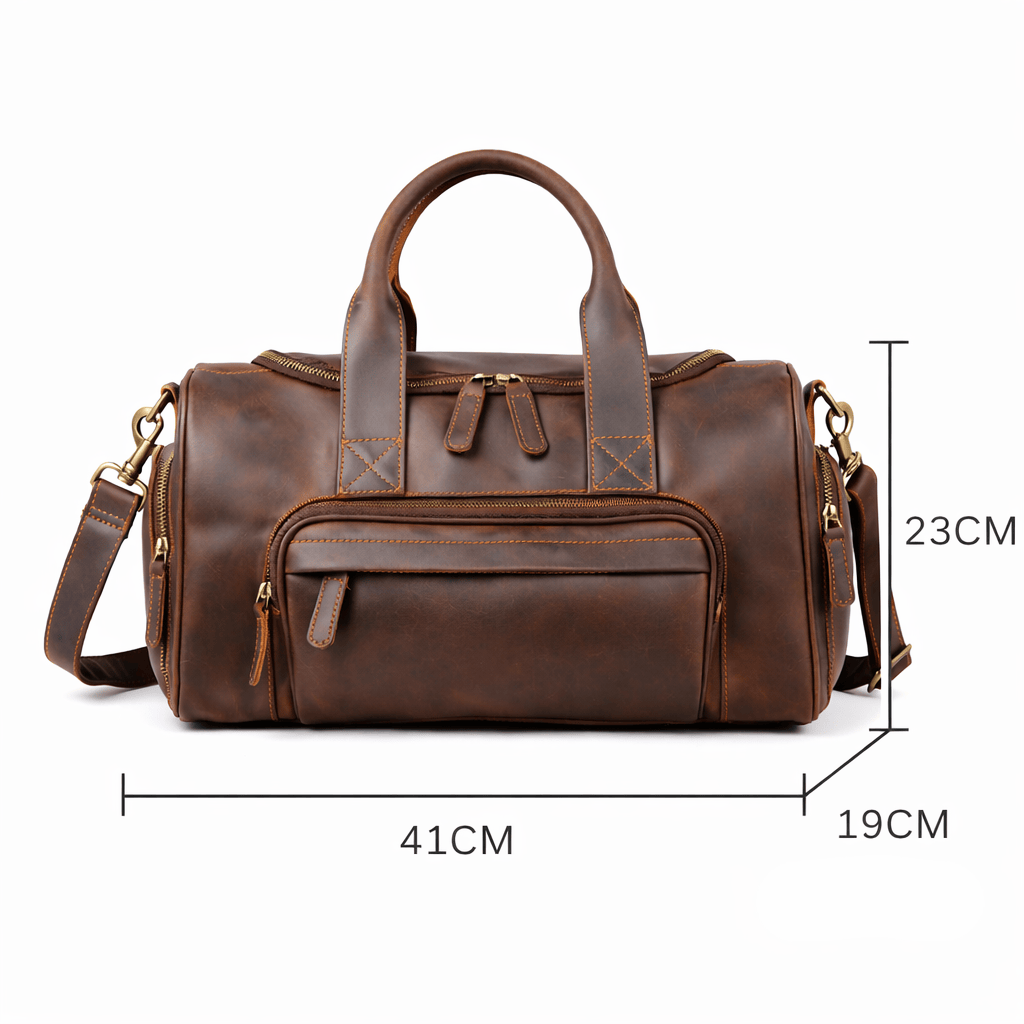 Ma Bagagerie Sac À Main Sac De Voyage En Cuir Vintage Homme