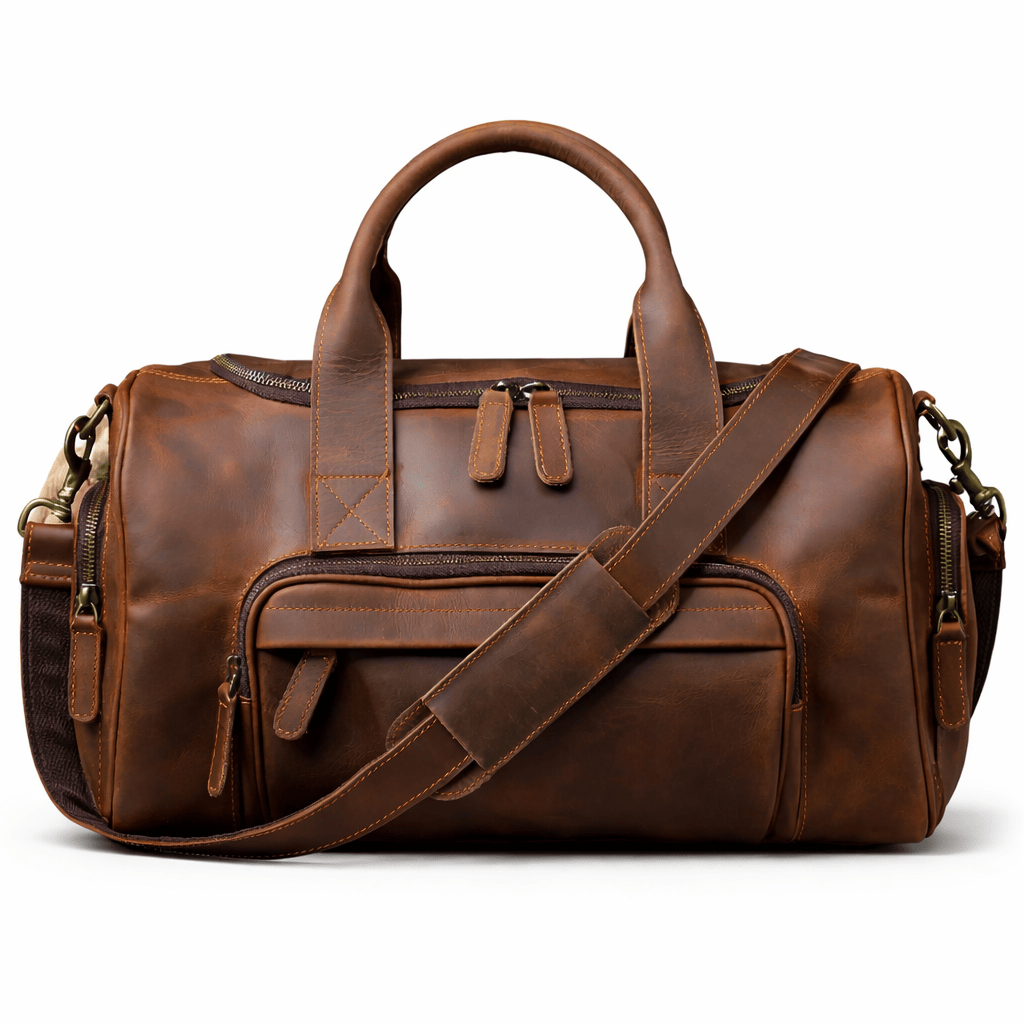 Ma Bagagerie Sac À Main Sac De Voyage En Cuir Vintage Homme