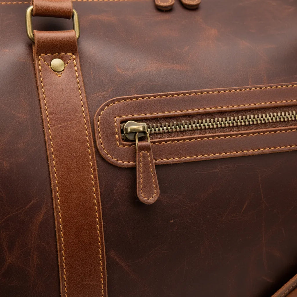 Ma Bagagerie Sac À Main Sac De Voyage En Cuir Vintage Homme