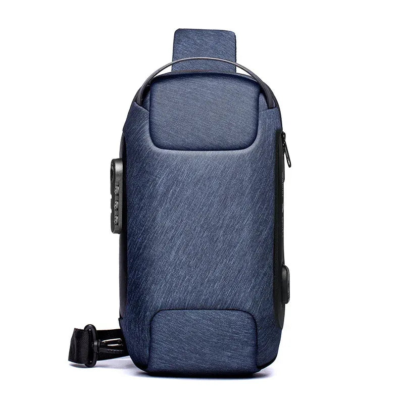 Ma Bagagerie Sac Antivol Bleu foncé Sac Bandoulière Antivol