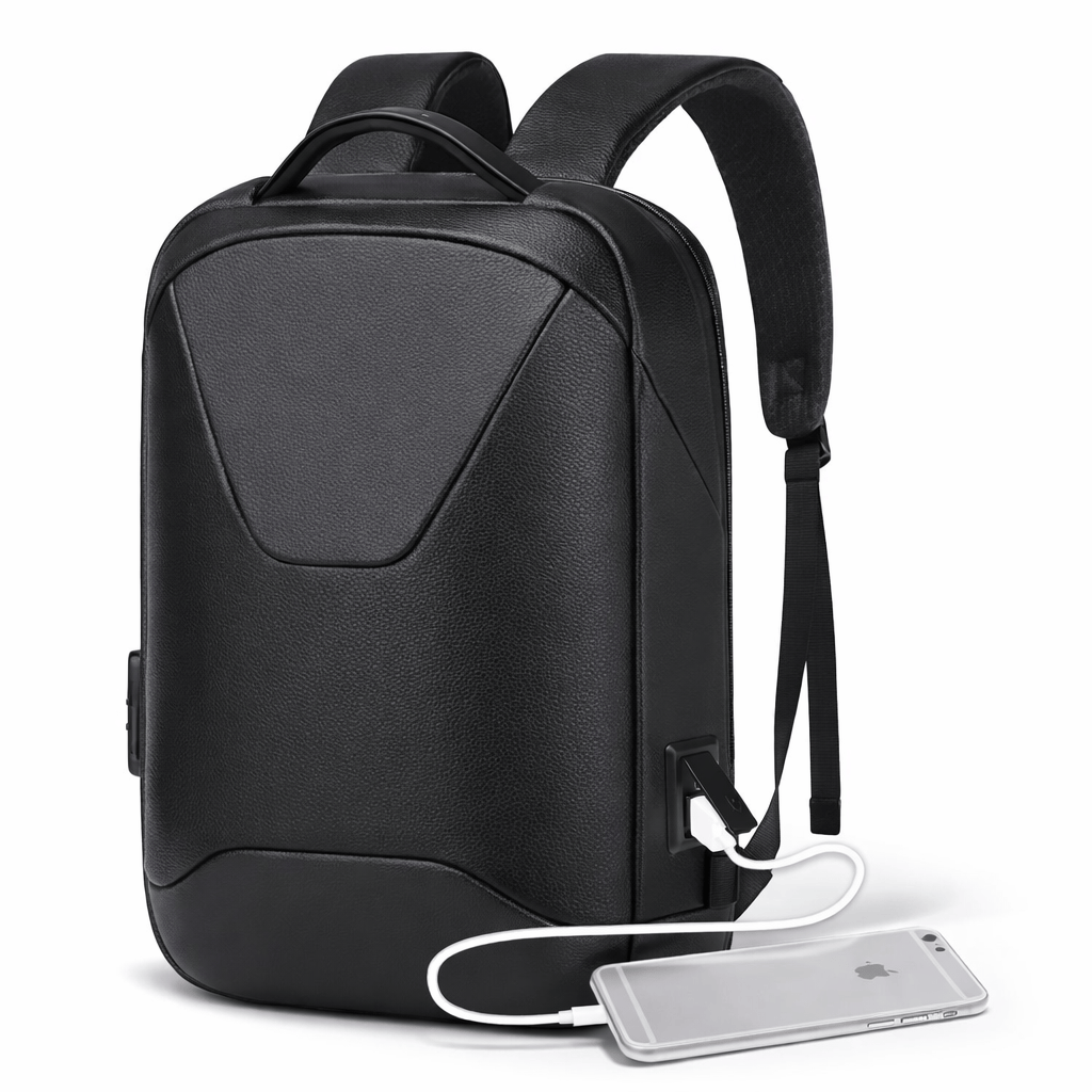 Ma Bagagerie Sac Antivol Noir Sac À Dos Antivol Cuir