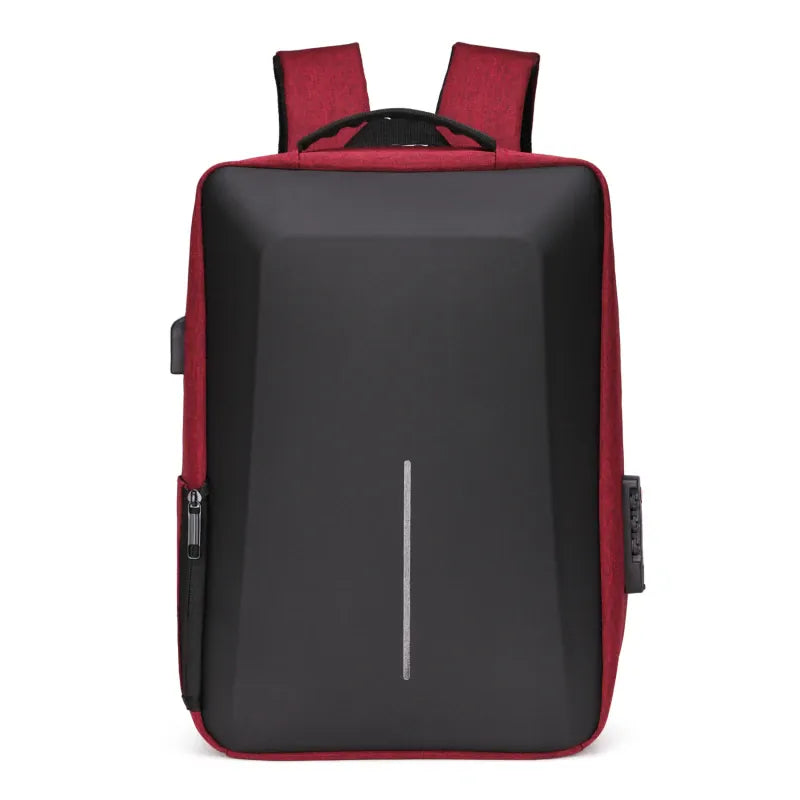 Ma Bagagerie Sac Antivol Rouge foncé Sac À Dos Antivol