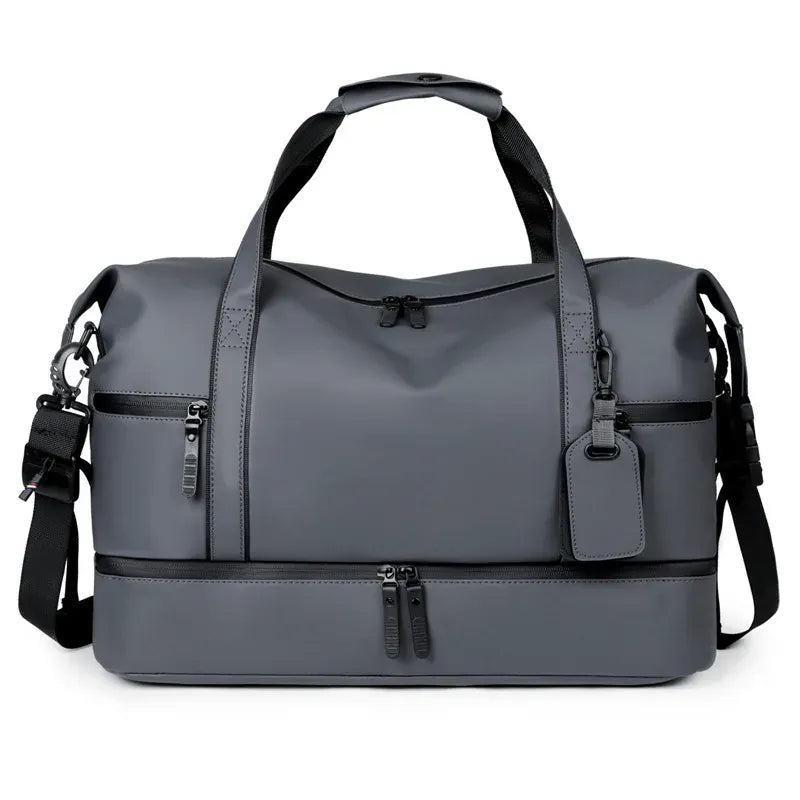 Ma Bagagerie Sac Bandoulière Gris Grand Sac De Voyage Bandouliere