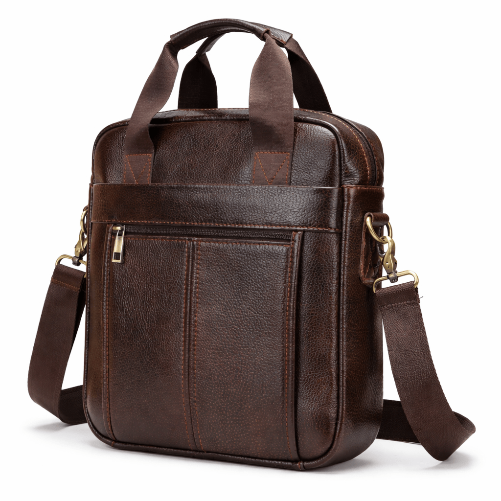 Ma Bagagerie Sac Bandoulière Marron foncé Sac De Voyage Homme Cuir Bandoulière
