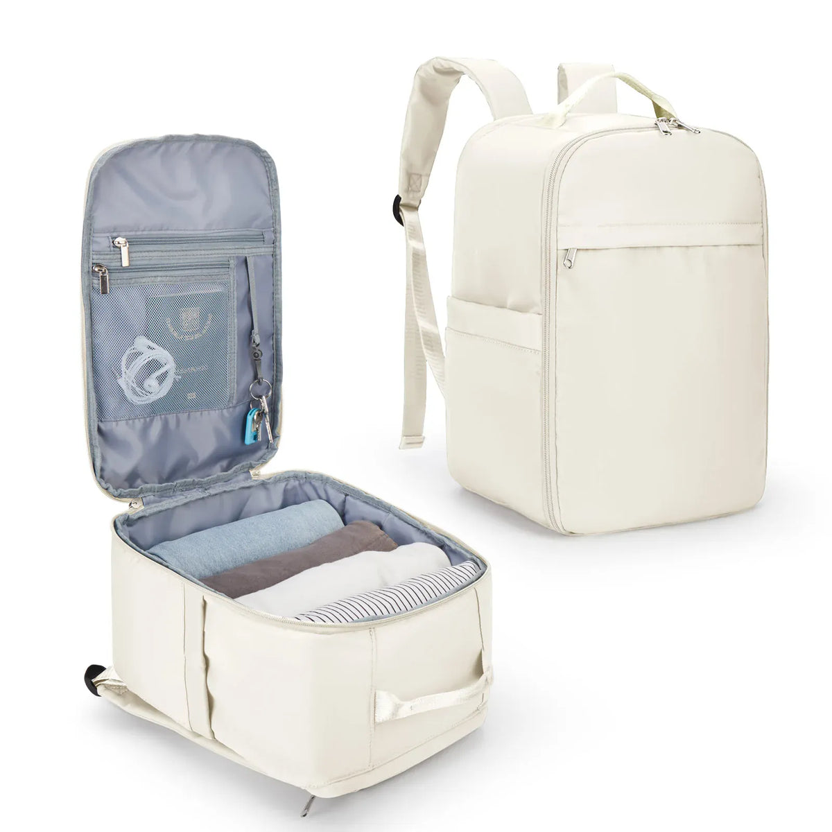 Ma Bagagerie Sac Cabine Beige crème / Petit Sac À Dos Cabine Ryanair